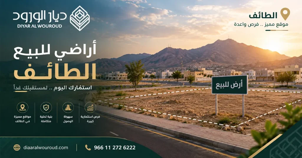 اراضي للبيع الطايف